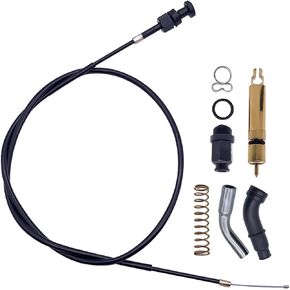 Carburetor Choke Cable and Starter Valve Plunger Kit Compatible With Honda TRX500 Foreman Rubicon 500 Choke Cable TRX500FPA TRX500FM TRX500FA
