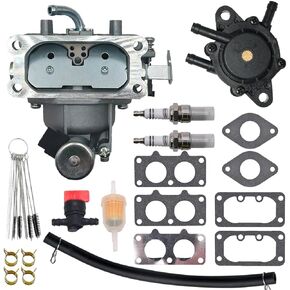 JDLLONG 15004-1011 15004-1025 Carburetor for Kawasaki FX730V-AS28 FX730V-AS29 FX730V-ES00 4 Stroke Engine 15004-0930 15004-7082 15004-7051 with Fuel Pump