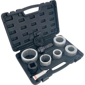 Sutekus Exhaust Pipe Expander Tool Kit 1-5/8" to 4-1/4" Exhaust Pipe Stretcher Kit Muffler Pipe Spreader Tool Set, 7Pcs