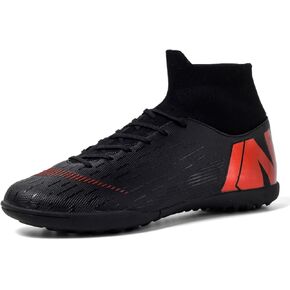 AMZ BSHIDA Men's Firm Ground Soccer Cleats Outdoor Indoor Soccer Shoes Youth Athletic Football Shoes & Boots Professional Futsal Training Sneakers