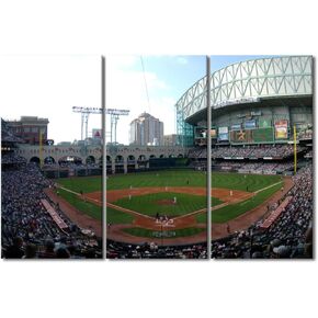 TUMOVO Wall Art Sports Stadium Canvas Wall Art Wrigley Field in Chicago Paintings Chicago Prints on Canvas Modern Artwork Pictures for Living Room Bedroom Wall Decor Giclee Framed Ready to Hang