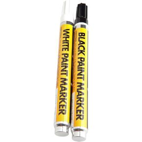 Forney 60310 Paint Markers, White/Black