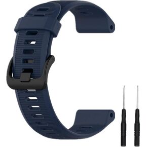 Muovrto Replacement Band for Garmin Forerunner 945/935,Silicone Watch Band Strap for Garmin Fenix 5/Approach S60/Fenix 6