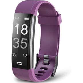 Fitness Tracker, Activity and Heart Rate Tracker with Sleep/Step/Calories Monitor, Waterproof Exercise Pedometer & Fitness Watch for Women Men