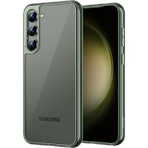 JETech Case for Samsung Galaxy S23 5G 6.1-Inch, Non-Yellowing Shockproof Bumper Protective Phone Cover, Anti-Scratch Hard PC Back (Clear)
