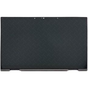 LCDOLED Replacement for HP Envy x360 15-ew 15t-ew 15-ew0013dx 15-ew0023dx 15-ew0797nr 15.6 inches FHD 1920x1080 IPS LCD Display Touch Screen Digitizer Assembly Bezel with Board Silver (Non-OELD)