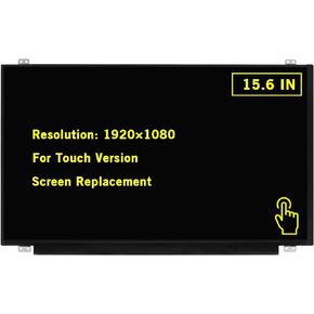 GBOLE 15.6" New Screen Replacement for Dell Inspiron 3593 Full-HD 1920x1080 40Pin Touch Screen LED LCD Display Panel