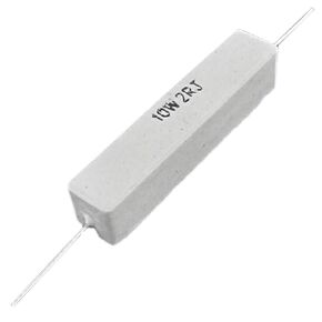 2Ohm 10W Ceramic Resistor 5% Wire Wound Cement,10Pcs