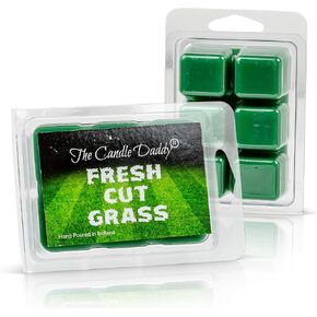 The Candle Daddy Fresh Cut Grass Golf Course Scented Melt- Maximum Scent Wax Cubes/Melts- 1 Pack -2 Ounces- 6 Cubes