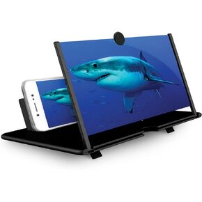 JOHN BOY Cell Phone Big Screen - 12-Inch Phone Screen Magnifier with Durable & Lightweight Design - BIGSCR-12INF