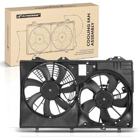A-Premium Engine Radiator Cooling Fan Assembly Compatible with Select Toyota & Lexus Models - Sienna 2011-2016, RX350 2010-2015 - Replace# 163610P180, 163610P440