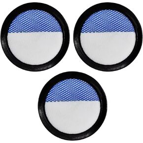 Moreffi 3 Pack Filter Replacement Compatible With Eureka RapidClean Pro Cordless Stick NEC180 NEC185 NEC186 NEC190 Lightweight Vacuum Cleaner