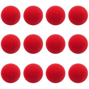 12 عبوة من أنوف المهرج الرغوية الحمراء | مجموعة اسفنجية مبتكرة للأنف | يوم الأنف الأحمر، وأعياد الميلاد، والسيرك، وحفلات الرقص، وأنف الرنة رودولف، وإكسسوارات الهالوين، وهدايا الحفلات، وهدايا الكمامة in Kuwait