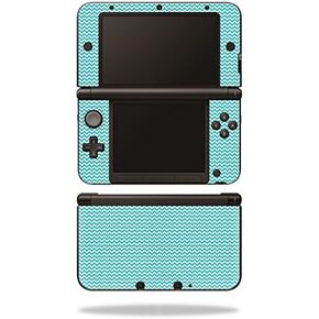 MightySkins Skin Compatible with Nintendo 3DS XL - Turquoise Chevron | Protective, Durable, and Unique Vinyl Decal wrap Cover | Easy to Apply, Remove, and Change Styles | Made in The USA