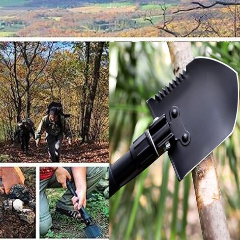 HZACHYX متعددة الوظائف التخييم للطي في الهواء الطلق استكشاف مجرفة مجرفة قابلة للطي in Kuwait