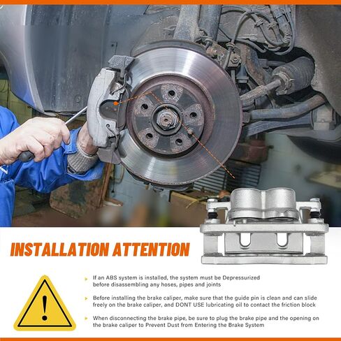 DRIVESTAR 18B4918 18B4919 تم اختيار مساميك الفرامل الأمامية لكاديلاك إسكاليد، لسيارة تشيفي أفالانش/سيلفرادو 1500/ سوبربان 1500/ تاهو، لسيارة جي إم سي سييرا 1500/ يوكون، زوج ماسك فرامل قرصية in Saudi Arabia