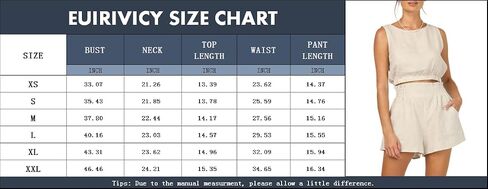 Eurivicy Women's 2pcs Summer Outfits Sleeveless Crop Tank Top and High Waist Pocketed Shorts Loose 2 Piece Short Sets in Saudi Arabia