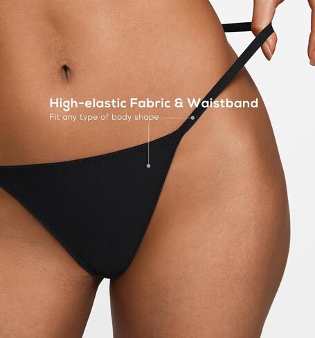 MagneticFit Thongs for Women Sexy Underwear T back G String Thong Seamless Stretch Tagless Panties 3 Pack in Saudi Arabia
