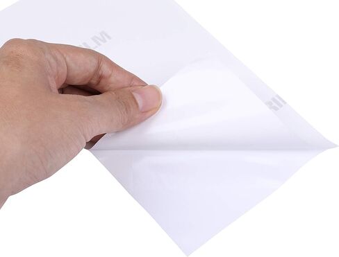 I-MART 6 قطع رقعة إصلاح بيضاء، رقع نايلون ذاتية اللصق لنسيج السترة السفلية، 8 × 4 بوصة in Kuwait