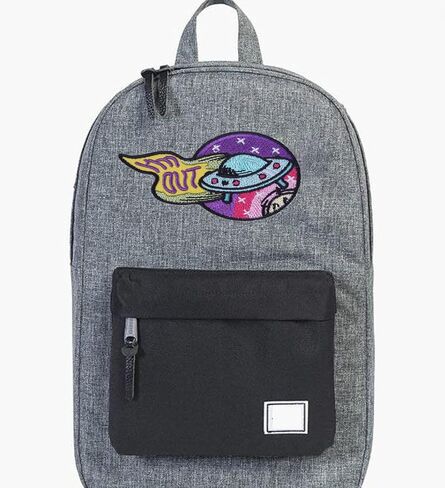 I’m Out UFO Patch Applique Cartoon UFO Planet Embroidered Sticker Colorful Iron On/Sew On Patch Badge Clothes Bags Accessories DIY Gift in Kuwait