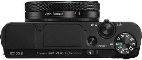 كاميرا سوني سايبر شوت DSC-RX100 VA الرقمية (DSC-RX100M5A/B) + حافظة + بطاقة 64 جيجابايت + بطارية NP-BX1 + قارئ بطاقات + برنامج Corel للصور + شاحن + حامل ثلاثي القوائم مرن + محفظة ذاكرة + المزيد (متجددة) in Saudi Arabia