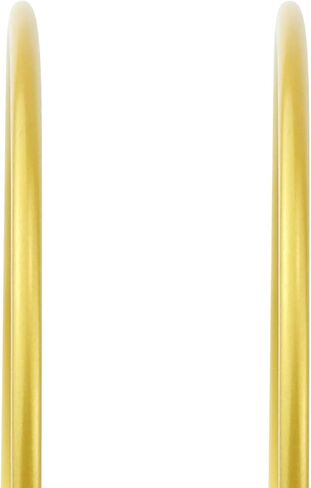 12 قطعة حلقات معدنية بطول 10.16 سم ريح الرنين أكاليل هولا هوبس الذهبية in Kuwait