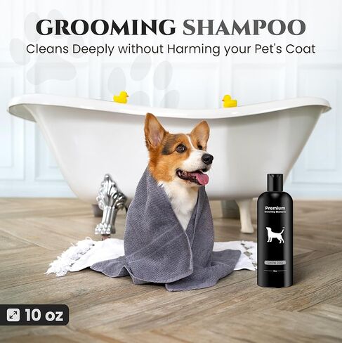 605Products - Natural Dog Shampoo for Itchy and Sensitive Skin, Puppy Shampoo and Odor Eliminator for Smelly Dogs and Puppies, Pet Shampoo and Deodorizer - Dog Bath Supplies (Show Dog, 2 Pack) in Saudi Arabia