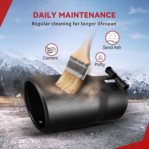 YITAMOTOR طرف عادم مثبت بمسمار، مدخل 2.5 بوصة، مخرج 3 بوصات، طرف ذيل عادم طويل من الفولاذ المقاوم للصدأ مقاس 6 بوصات، يناسب أنبوب عادم OD مقاس 2 1/2 بوصة للسيارات وسيارات السيدان والشاحنات وقطع زاوية ملفوفة ومطلي بمسحوق أسود in Saudi Arabia