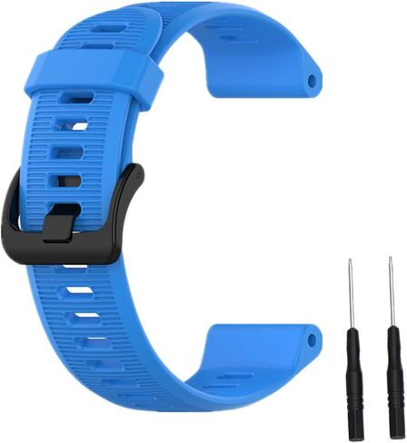 سوار بديل Muovrto لـ Garmin Forerunner 945/935، حزام ساعة من السيليكون لـ Garmin Fenix ​​5/Approach S60/Fenix ​​6 in Saudi Arabia