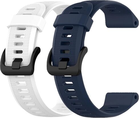 سوار بديل Muovrto لـ Garmin Forerunner 945/935، حزام ساعة من السيليكون لـ Garmin Fenix ​​5/Approach S60/Fenix ​​6 in Saudi Arabia