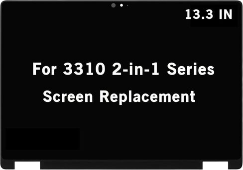HOYRTDE 13.3" New Screen Replacement for Dell Latitude 3310 2-in-1 P95G P95G002 TG1WM 135WG RN9GF FHD 1920x1080 IPS LCD Display Touch Screen Digitizer Assembly with Bezel in Saudi Arabia