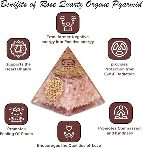 هرم أورجونيت من العقيق الأحمر، كريستال شفاء، هرم من الأحجار الكريمة الكريستالية من الملكيت للتأمل والتحفيز والإيجابية - مصنوع يدويًا في الهند in Kuwait