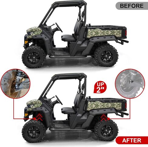 WeiSen 2 Inch Lift Kit Full Front Rear Suspension Compatible with 2016-2024 Can Am Defender 500/800/1000 in Saudi Arabia