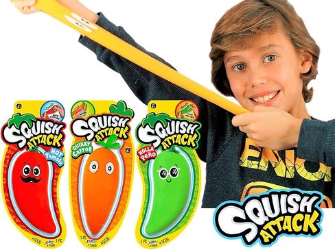 JA-RU Stretchy Carrot Squishy Sensory Toy (1 Unit) Stress Relief Sand Filled Fidget Autism Toys. Easter Gifts for Kids, Party Favors. 5560-1-Carrot in Saudi Arabia