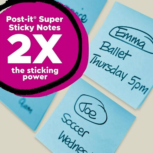Post-it 100% Recycled Paper Super Sticky Pop-up Notes, 2X The Sticking Power, 3x3 in, 6 Pads, 70 Sheets/Pad, Oasis Collection (R330R-6SST) in Saudi Arabia