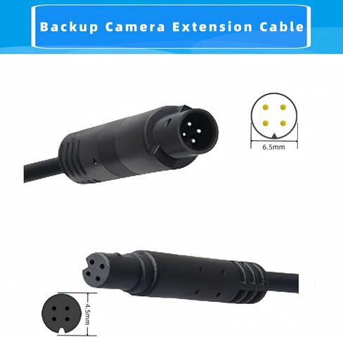 Epronic 2.5mm to 4Pin Dash Cam Cable (9M/31Ft 4PIN), Car Rear View Camera Extension Cord for Dash Cam Carplay Screen Plug and Play Replacement Cable… in Saudi Arabia