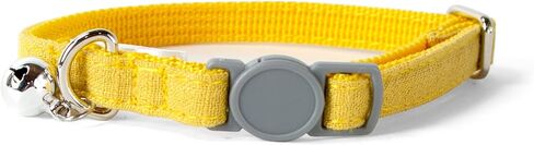 Sam and Maui Linen Blend Adjustable Cat Collar with Breakaway Quick Release Buckle and Bell Green Tea C in Saudi Arabia