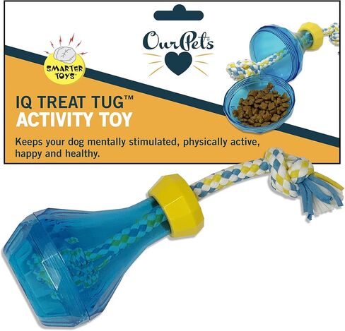 لعبة أحجية وحبل للكلاب من OurPet (6 بوصات)، لعبة زجاجة علاج الذكاء للكلاب الصغيرة، التحفيز الذهني، صحة الأسنان، التغذية البطيئة in Kuwait