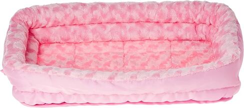 MidWest Homes for Pets Double Bolster Pet Bed | 24-Inch Dog Bed ideal for Small Dog Breeds & fits 24-Inch Long Dog Crates in Saudi Arabia