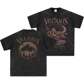 Bellelement Acotar Velaris 2 Sided T-Shirts City of Starlight Book Lover Tee in Saudi Arabia