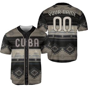 Custom Cuba Jersey Baseball, Personalized Cuba Jerseys for Men, Cuba Baseball Jersey, Cuba Shirt in Saudi Arabia