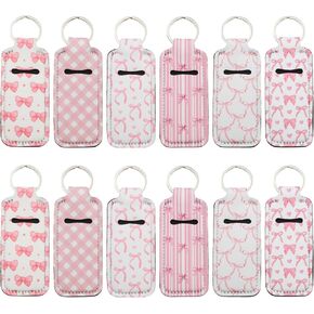 Lipstick Holder Keychain Bulk, Cute Pocket Lip Balm Holder, Chapstick Key Chain Sleeve in Saudi Arabia