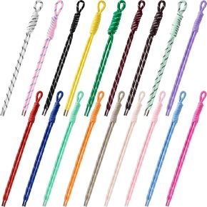 Rope Keychain, 10.63 Inch DIY Paracord Keychain Lanyard, Rope Bag Charms Colorful Braided Charm for Wallets in Saudi Arabia