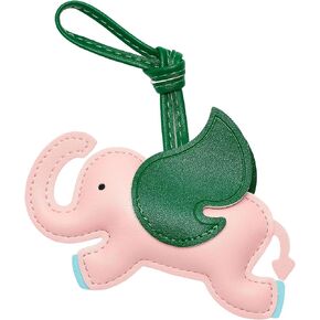 DEVPSISR Elephant Purse Charms Women Cute Animal Keychain Leather Bag Charms for Handbags Tote Bag Accessories Charm Trendy in Saudi Arabia