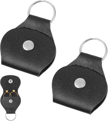 styquenzer 2pcs حامل ربع سلسلة المفاتيح، سلسلة المفاتيح المفاجئة حالة مفتوحة، حامل حلقة الصالة الرياضية المحمولة مثالية للعملات تحصيلها، قلادة الزفاف، علاقات طويلة المسافة هدايا الصداقة تذكار in Kuwait