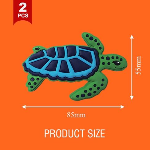 Premium Green Turtle Charms for Bogg Bag, Compatible with Bogg Bag Accessories, Rubber Beach Bag Charms Inserts Accessories for Women Girls (B1) in Kuwait