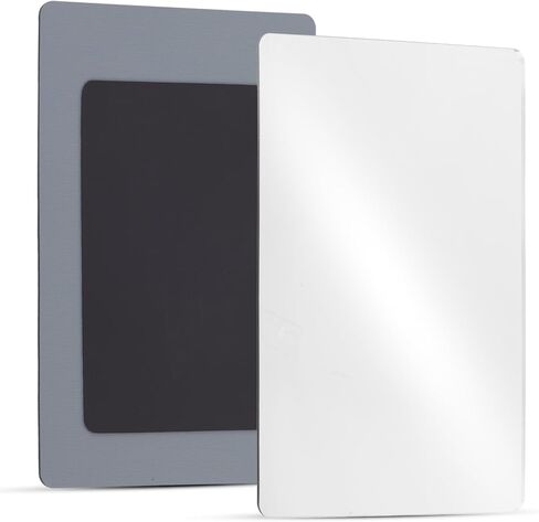 Penitue 2pcs Strong Magnetic Locker Mirror, Small Mini Little Frameless Acrylic Magnet Self Adhesive Stick Mirror with Unbreakable Organiser Accessories Stuff for School Work Office Cabinets in Kuwait