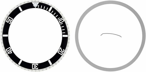 Ewatchparts BEZEL & INSERT ROTATING KIT COMPATIBLE WITH ROLEX NO DATE SUBMARINER 14060, 14060M BLACK in Kuwait