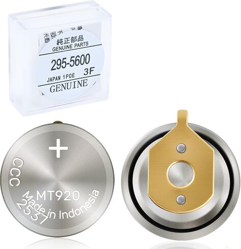295-5600 Watch Battery Compatible with Citizen Eco-Drive 295-5600/MT920 Fits ​C650, E810, E811, 7821, B620 Sealed Capacitor Rechargeable Battery (295-5600 Battery) in Kuwait