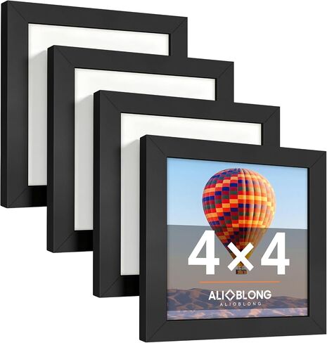 3.5x5 Picture Frame, Wall Mount or Tabletop Photo Frames with Engineered Wood, White 4 Pack in Saudi Arabia